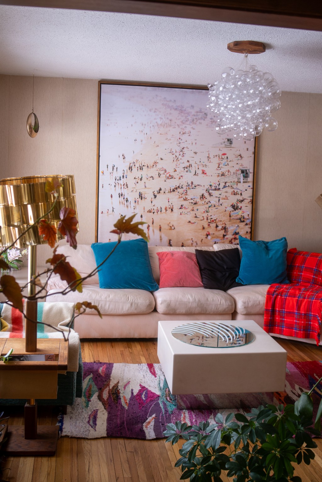 A Whimsical, Colorful Home with a Dining Room for Dancing and a Chandelier You Can Do a Handstand&nbsp;Under